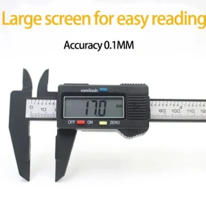 Vernier Caliper 0-150mm Electronic Digital Carbon Fiber Measuring Tool