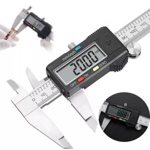 6 INCH DIGITAL VERNIER CALIPER 150MM STAINLESS STEEL MICROMETER ELECTRONIC TOOL