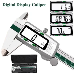 150mm Electronic Vernier Caliper Stainless Steel Digital Gauge Measuring Tools